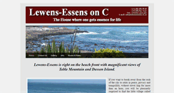 Desktop Screenshot of lewensessens.co.za